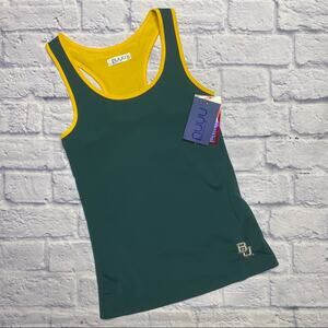 NEW NUYU Baylor University Yoga Tank in Green